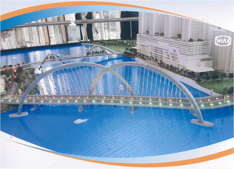 WIKA Builds Bridge of G Island Pluit City Jakarta Image
