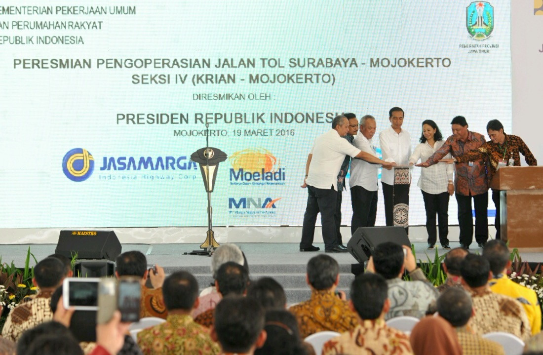 President of Republic Indonesia Inaugurates Sumo Toll Road Section IV Krian-Mojokerto Image