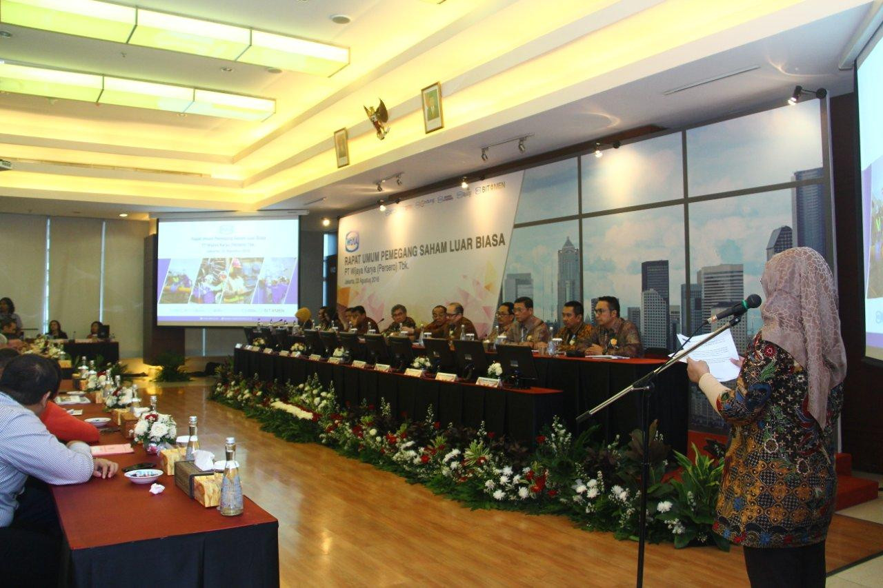 WIKA Succesfully Holds Extraordinary General Meeting of Shareholders 2016 Image