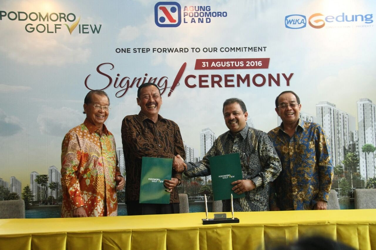 Subsidiary of WIKA, WIKA Gedung will build Podomoro Golf View Apartment Image