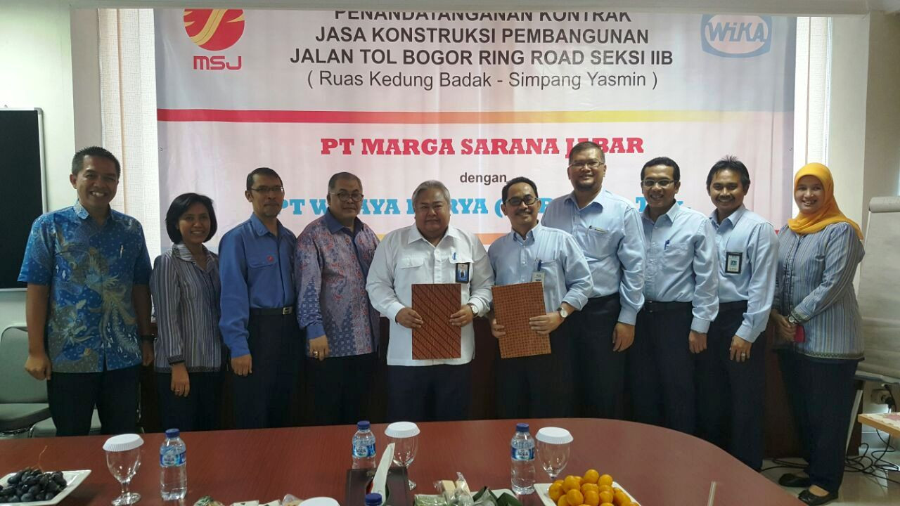 WIKA Raih Kontrak Proyek Bogor Outer Ring Road BORR Seksi 2B Image