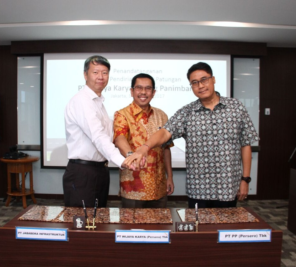 The Signing of Joint Venture Establishment , PT Wijaya Karya Serang Panimbang Image