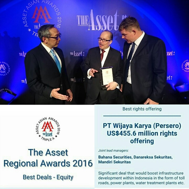 WIKA Raih Penghargaan Tingkat Asia dari Majalah The Asset Image