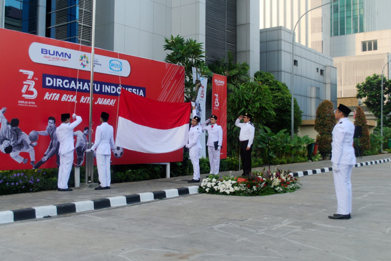 The 73rd Indonesian Anniversary Ceremony at WIKAs Head Office Image