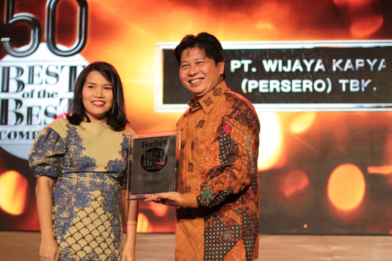 WIKA Wins Best of the Best Forbes Indonesia Magazine Image
