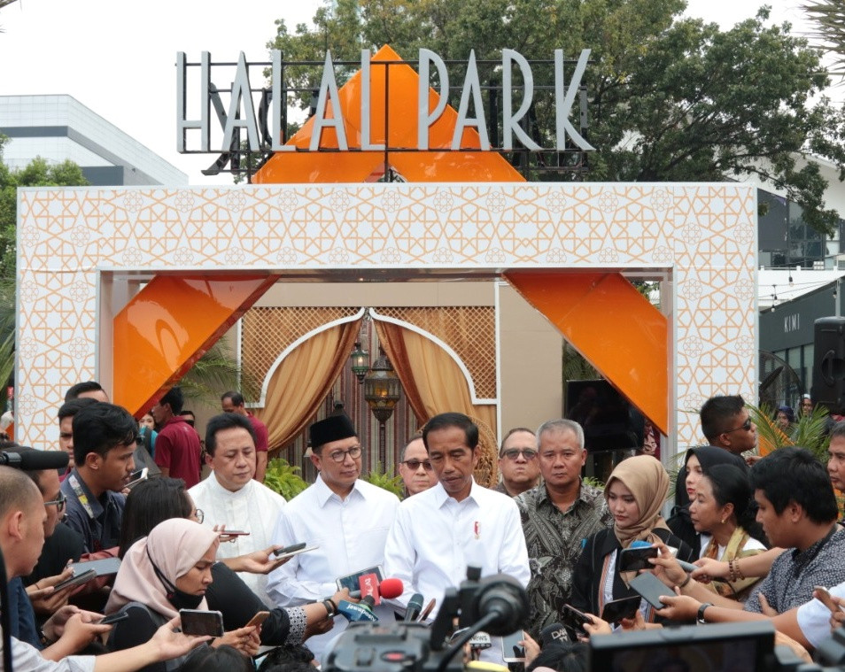 Presiden Jokowi Resmikan Halal Park, Pusat Gaya Hidup Halal Dunia Image