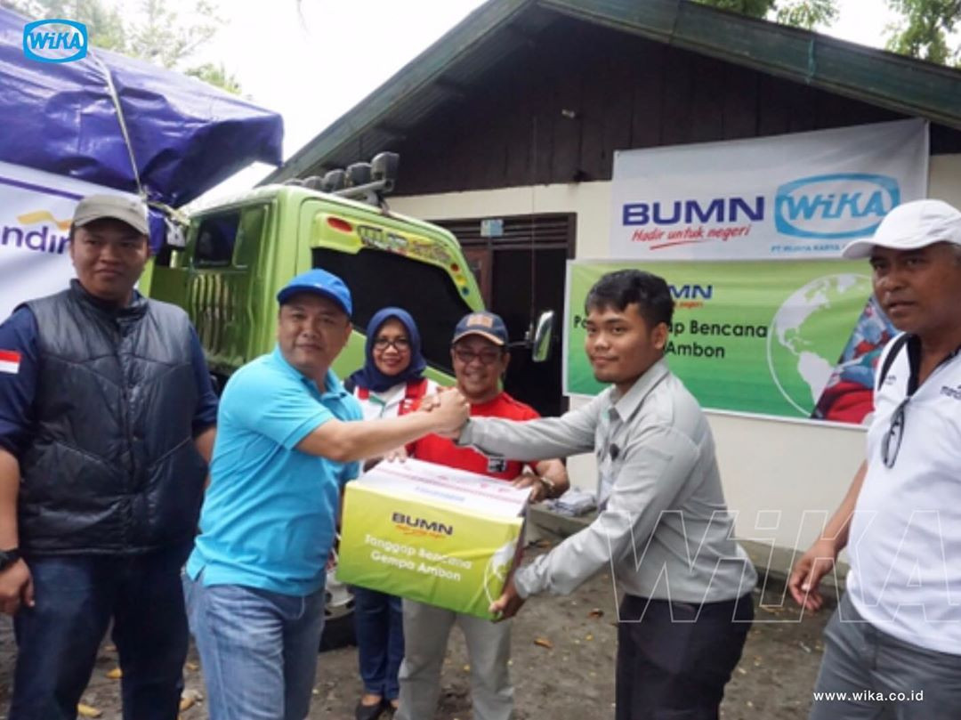 WIKA Initiates Establishment of BUMN Earthquake Disaster Response Post in Ambon Image