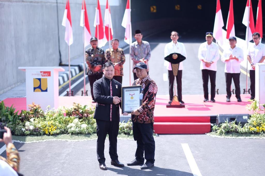 Diresmikan Presiden Jokowi, Underpass YIA Pecahkan Rekor MURI Image