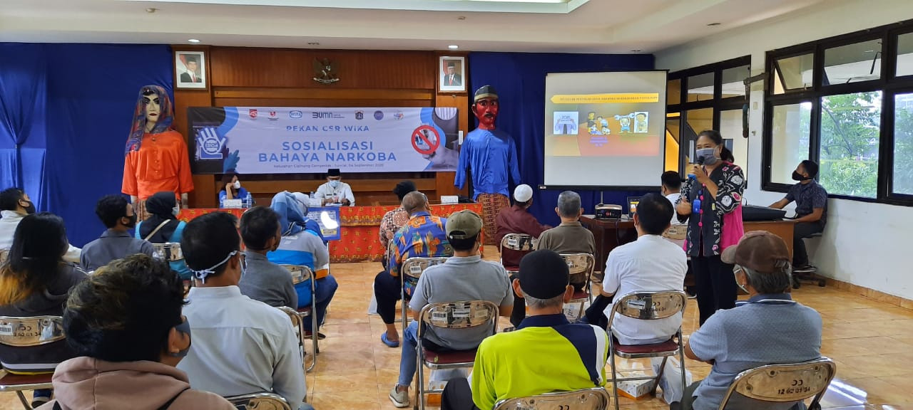 WIKA and BNN Promote the Danger of Drug Abuse in Cipinang Cempedak Village Image