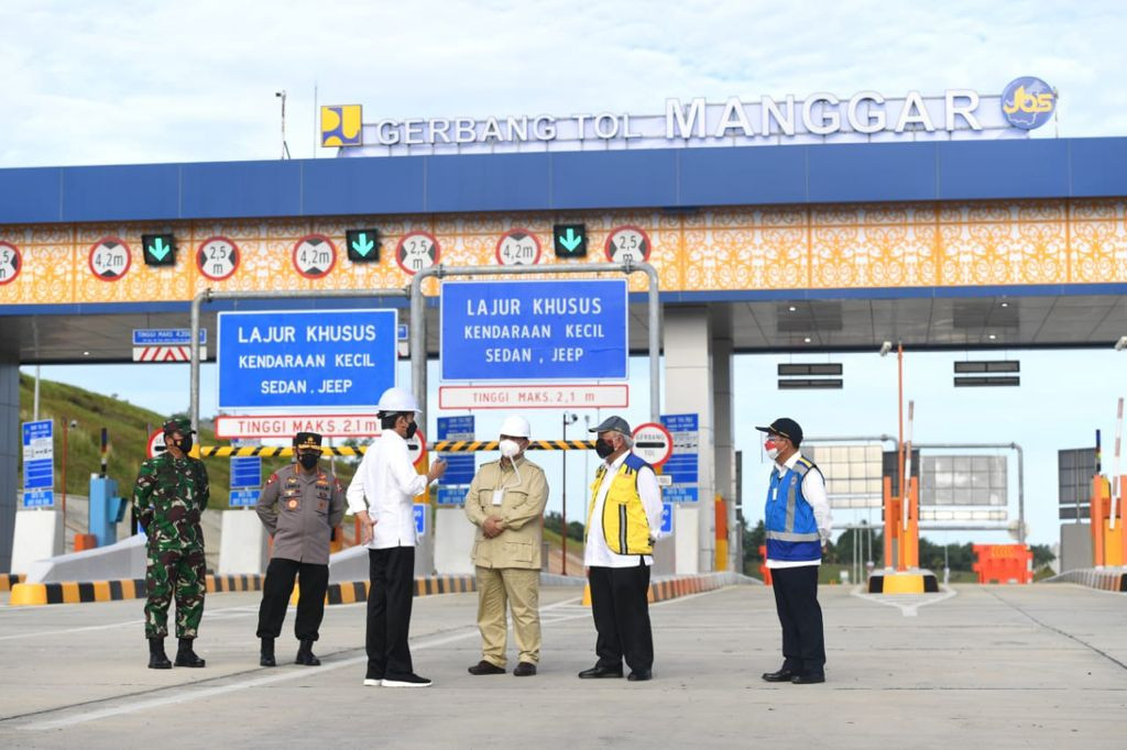  Presiden RI Joko Widodo Resmikan Jalan Tol Balikpapan Samarinda Seksi I dan V Image