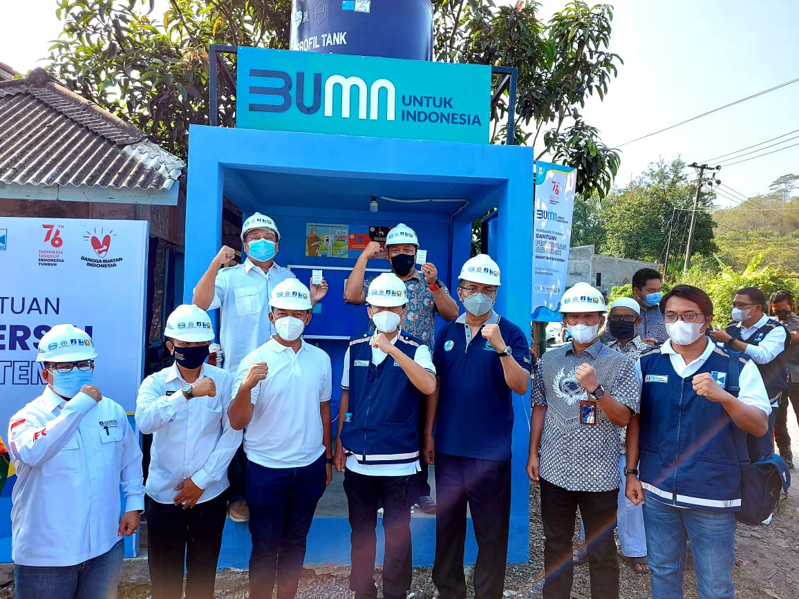 Smart Water System, Collaboration with WIKA and 4 Other SOEs to Promote SDGs Program in Cidadap Vill Image