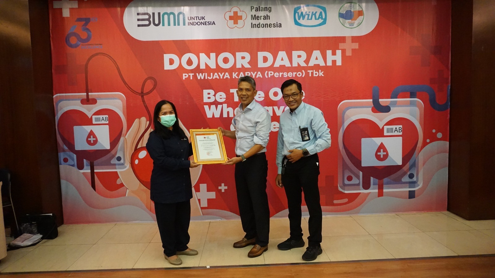 SDonating 2,942 Blood Bags in 4 Years, WIKA Receives Appreciation from the Indonesian Red Cross Image