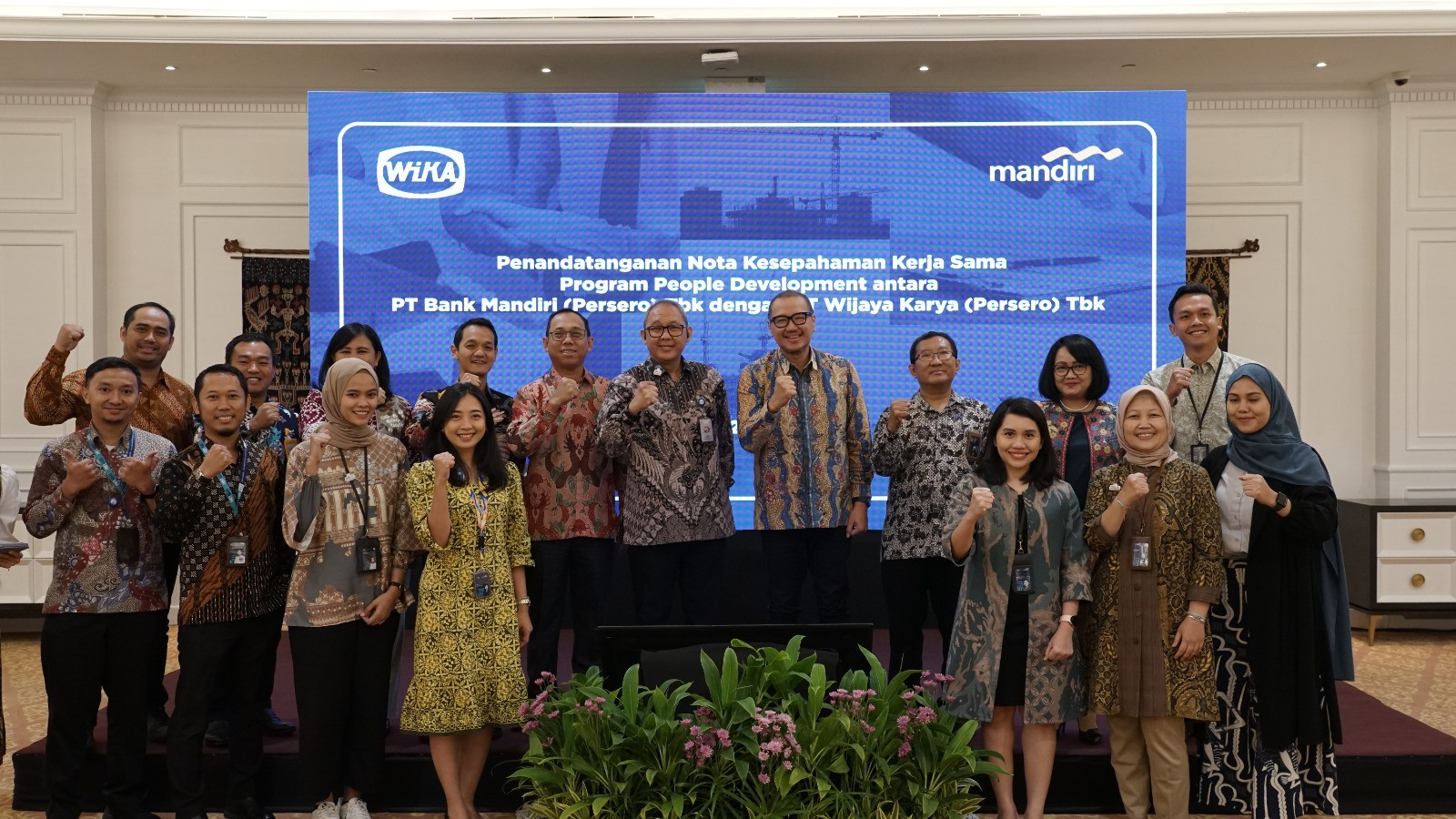 WIKA and Bank Mandiri Agree on People Development Program Cooperation to Facilitate Talent Swap, Enhance Cross-Industry Knowledge and Competence Image