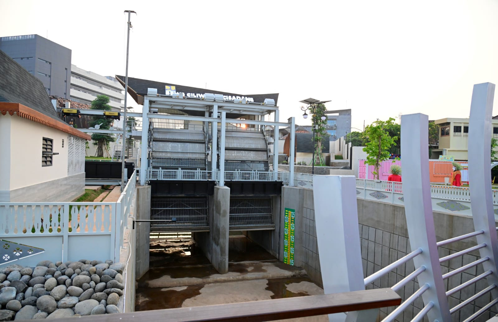 WIKA-JAKON KSO-Built Ciliwung River Bypass Inaugurated by President Jokowi Image