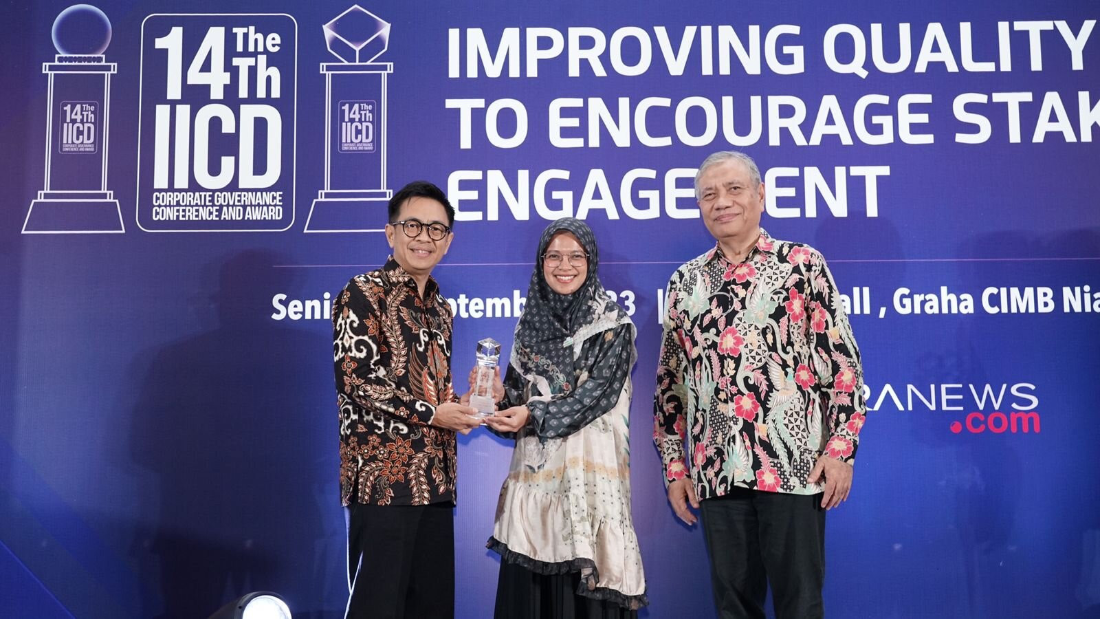 WIKA Dapat Best Non Financial Sector pada Ajang IICD Corporate Governance Award 2023 Image