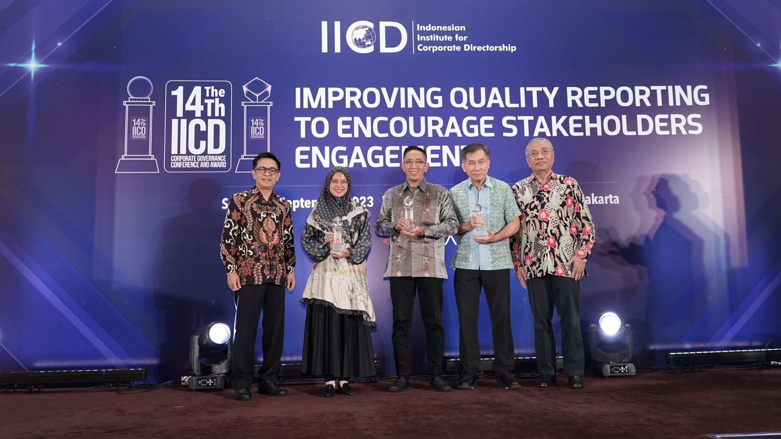 WIKA Dapat Best Non Financial Sector pada Ajang IICD Corporate Governance Award 2023 Image
