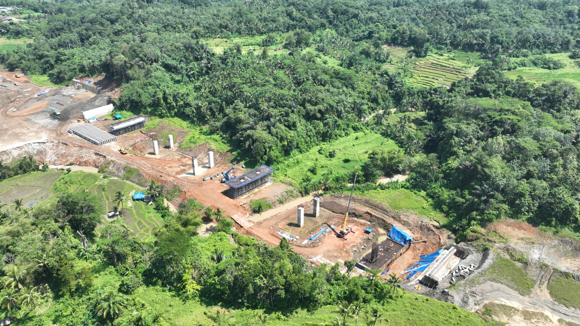 Reaching 50% Progress, WIKA Focuses on Completing the Construction of the Serang-Panimbang Toll Road Section 3 Cileles-Panimbang Image