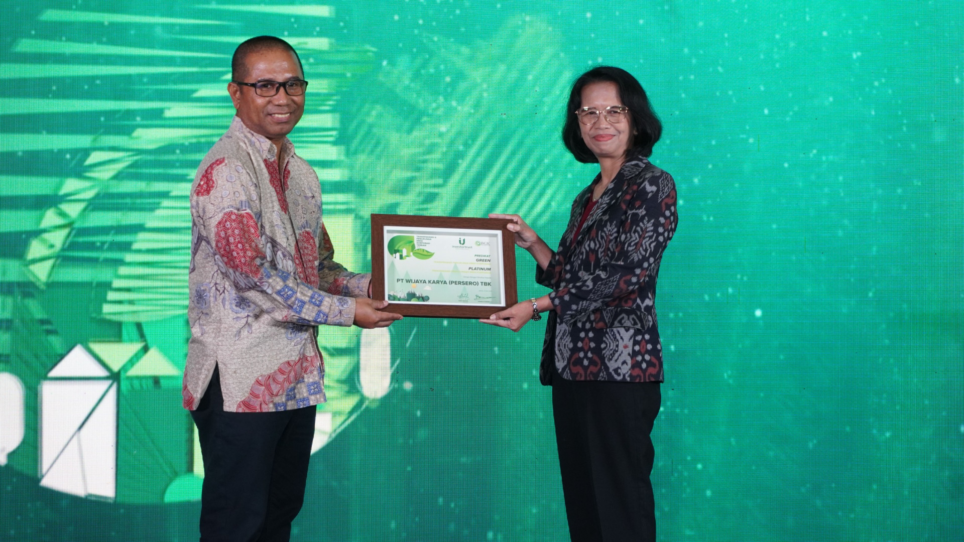 Raih Penghargaan Penurunan Emisi Korporasi Terbaik 2024, Bukti Komitmen WIKA Dukung Net Zero Emission Indonesia Image