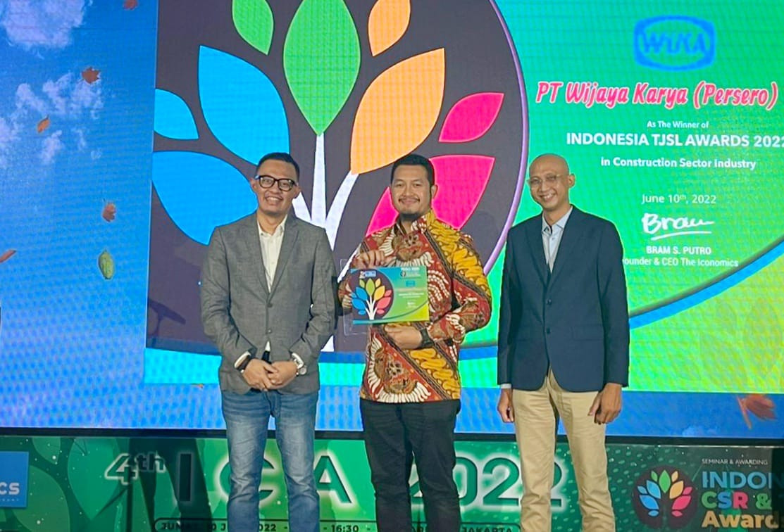 WIKA Raih Penghargaan TJSL Indonesia 2022 Image
